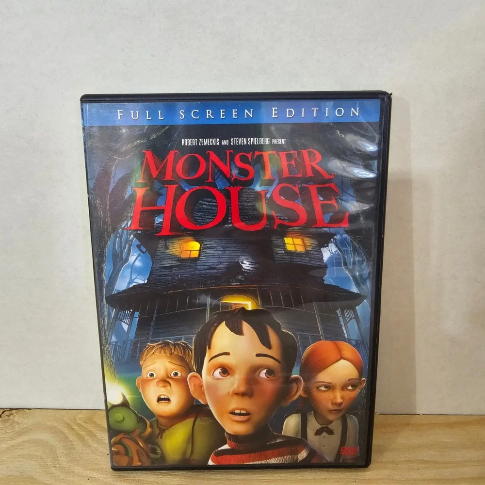 Monster House DVD 2006 Full Screen Edition Animated Movie 15770 PG
